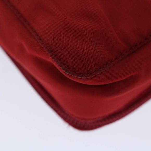 PRADA Shoulder Bag Nylon Red Auth bs12212 - Picture 14 of 16